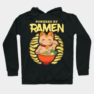 ramen noodles food ramen noodles cat kawaii manga delicious cats Hoodie